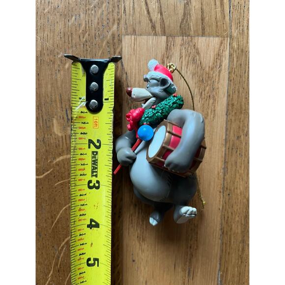 Vintage Groiler Baloo from Walt Disney's The Jungle Book Christmas Ornament Drum - Picture 5 of 5